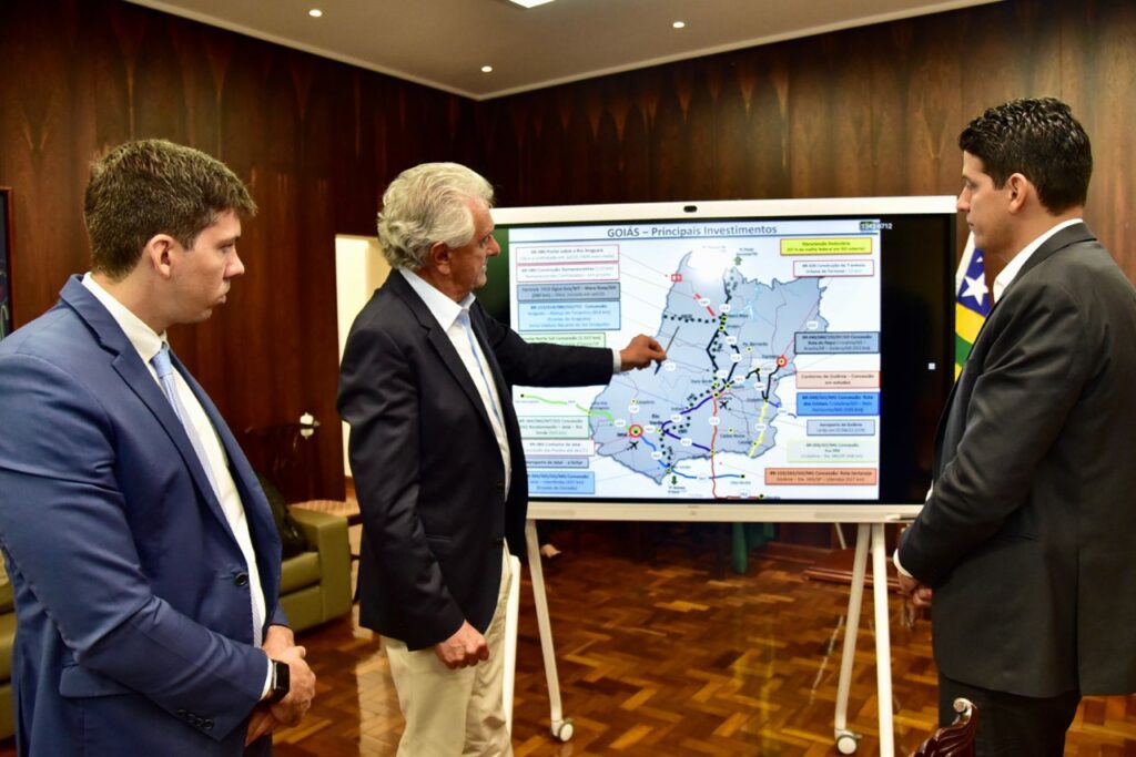 Governador de Caiado e ministro de Infraestrutura definem entregas de obras federais