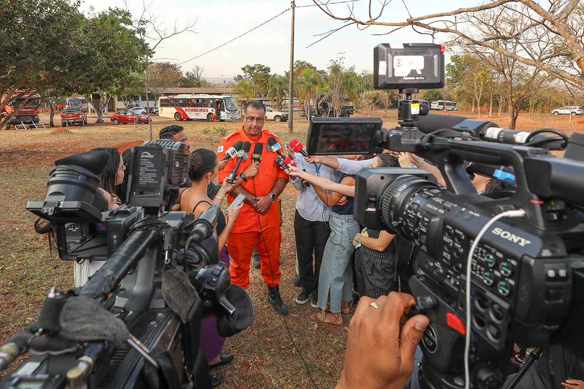 GDF: plano de combate ao incêndio florestal no Parque Nacional de Brasília é reforçado