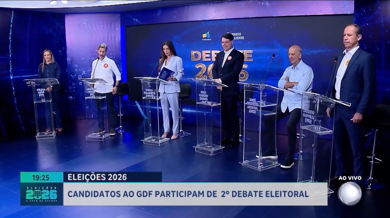 Corrida pelo Buriti esquenta: candidatos ao GDF colocam propostas e diferenças frente a frente em debate